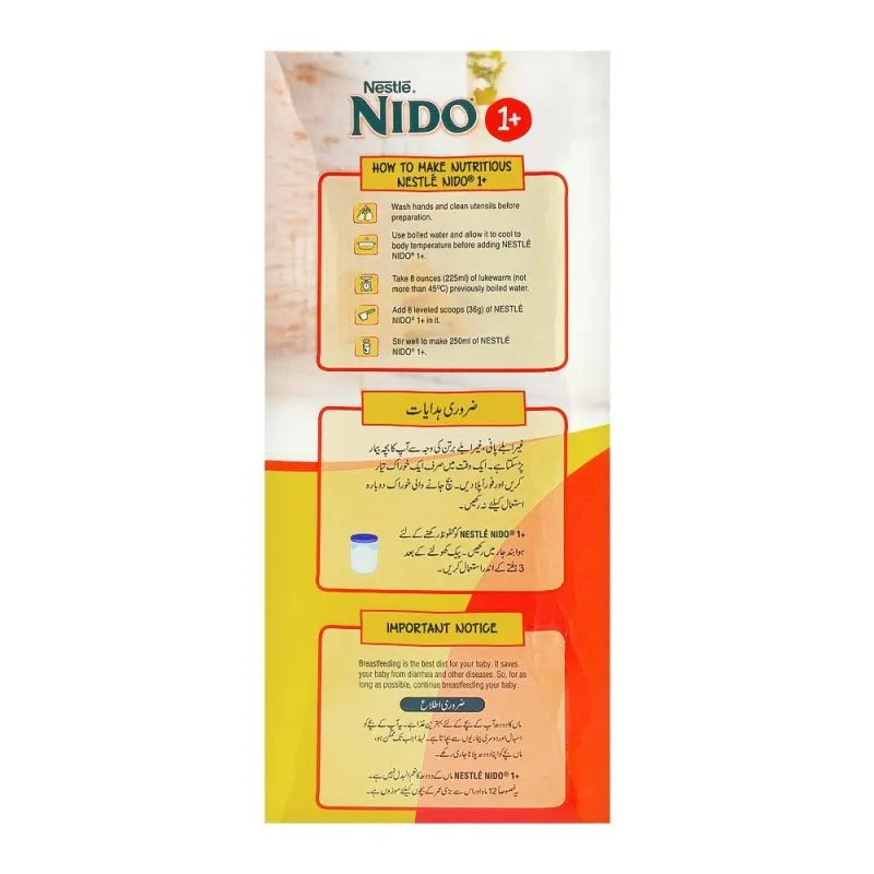 nestle nido 1+ growing up formula, 900g image4