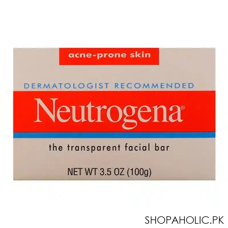 neutrogena acne prone skin bar, 100g main image