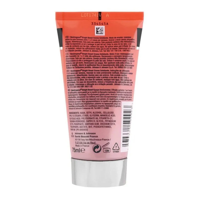 neutrogena bright boost resurfacing polish for all skin types, 75ml image2