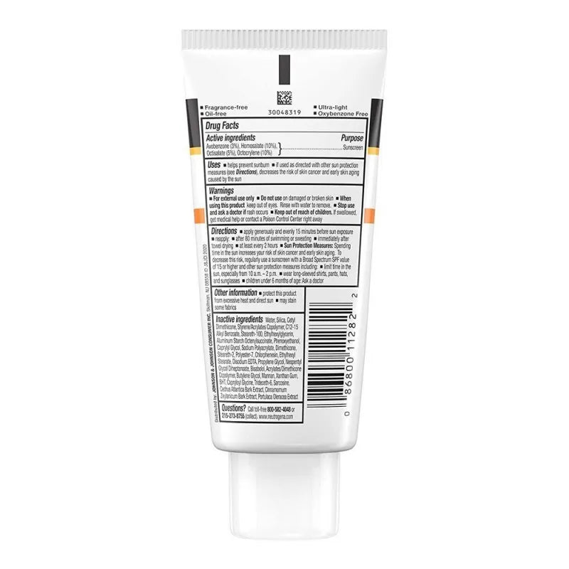 neutrogena clear face breakout free, oil free spf 50 sunscreen, 88ml image2