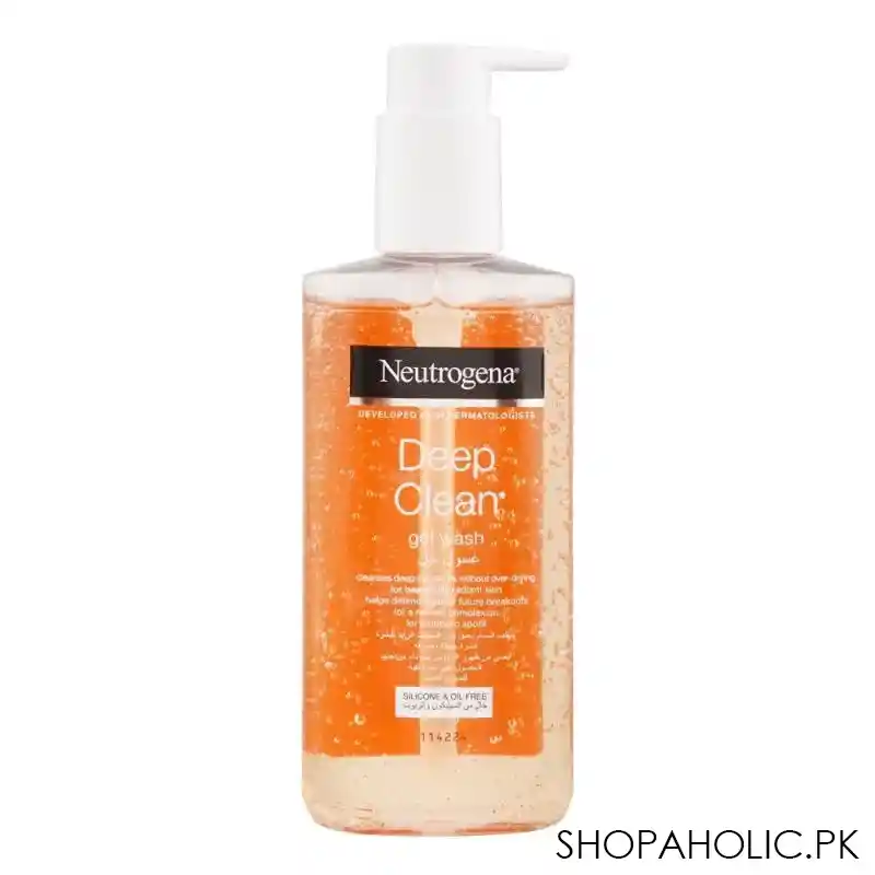 neutrogena deep clean gel wash, 200ml image2