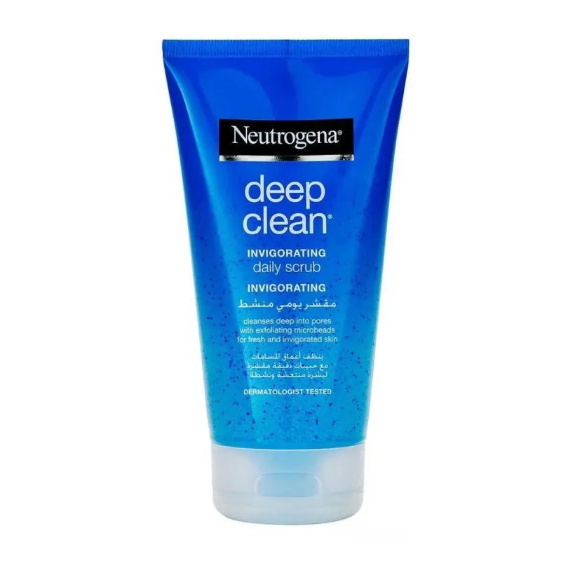 neutrogena deep clean invigorating daily scrub 150ml image2