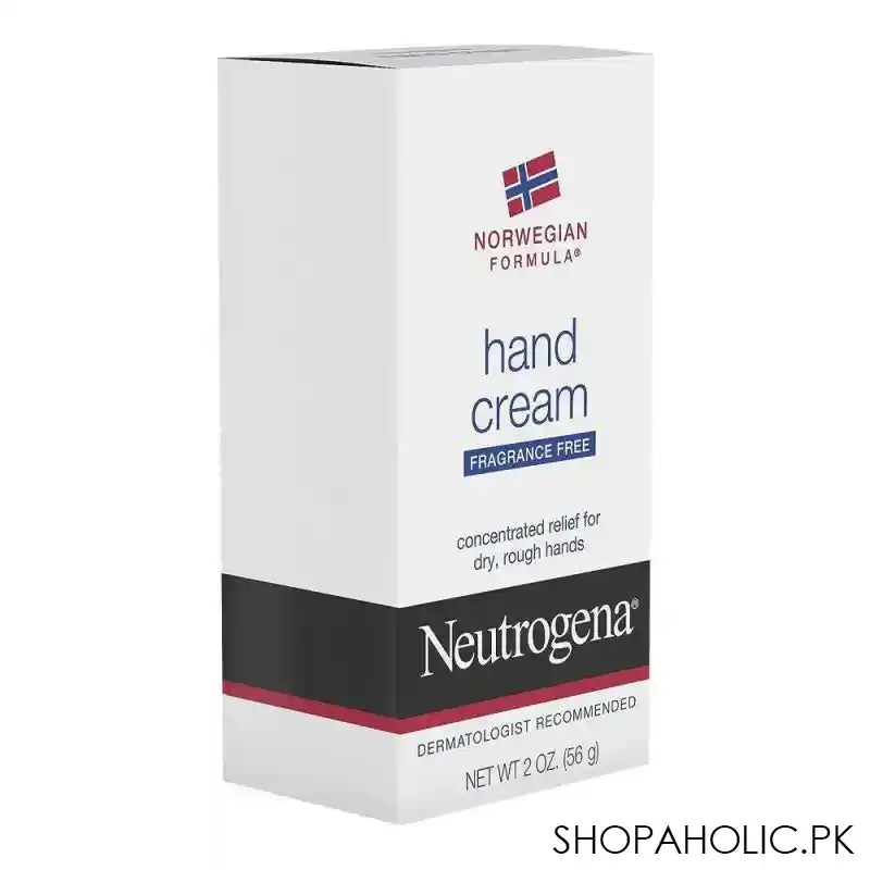 neutrogena glycerin rich fragrance free hand cream, heals dry skin, 56g image2