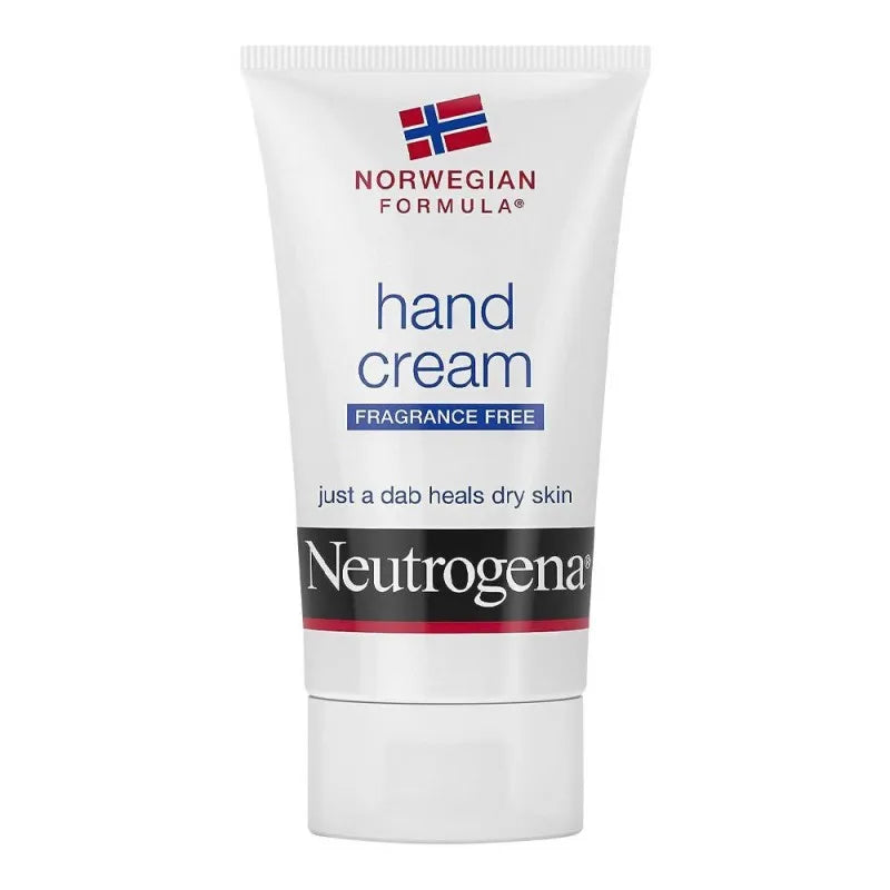 neutrogena glycerin rich fragrance free hand cream, heals dry skin, 56g main image