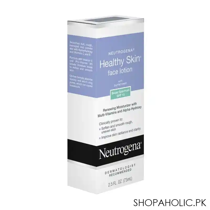 neutrogena healthy skin broad spectrum spf 15 face lotion, 73ml image2