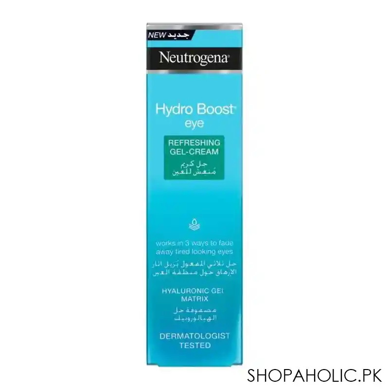 neutrogena hydro boost eye refreshing gel cream, 15ml image3