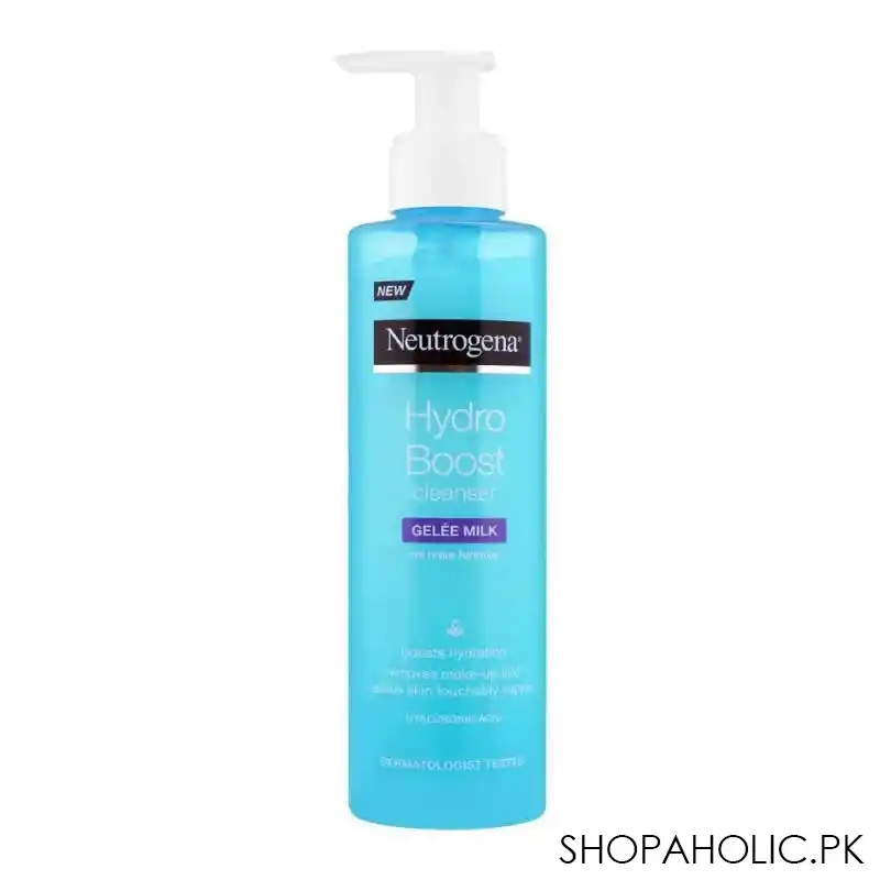 neutrogena hydro boost gelee milk cleanser, 200ml main image