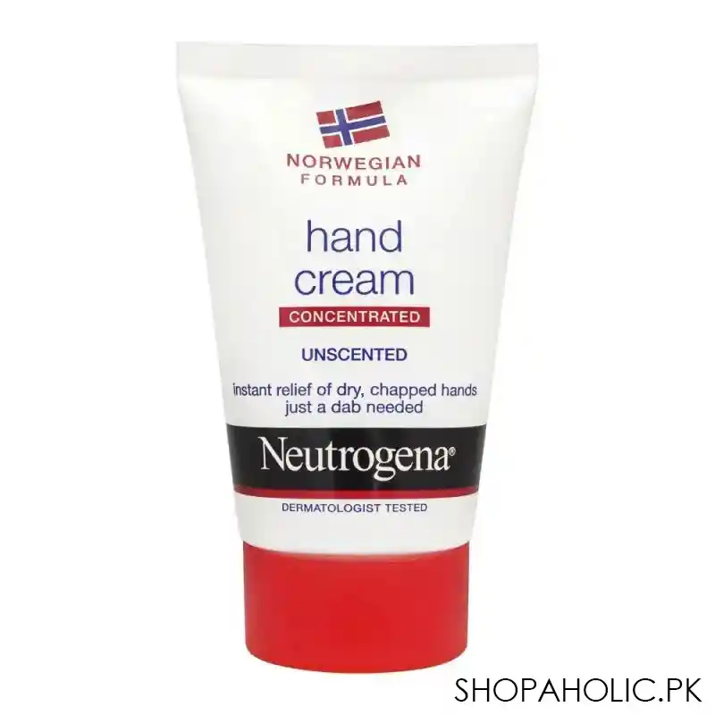 neutrogena norwegian formula concentrated hand cream, unscented, 50ml main image