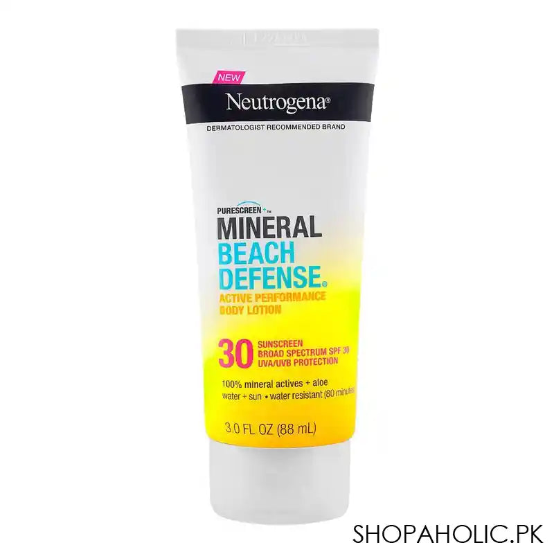 Neutrogena Purescreen Minreal Beach Defense Body Lotion SPF-30, 88ml - Main Image