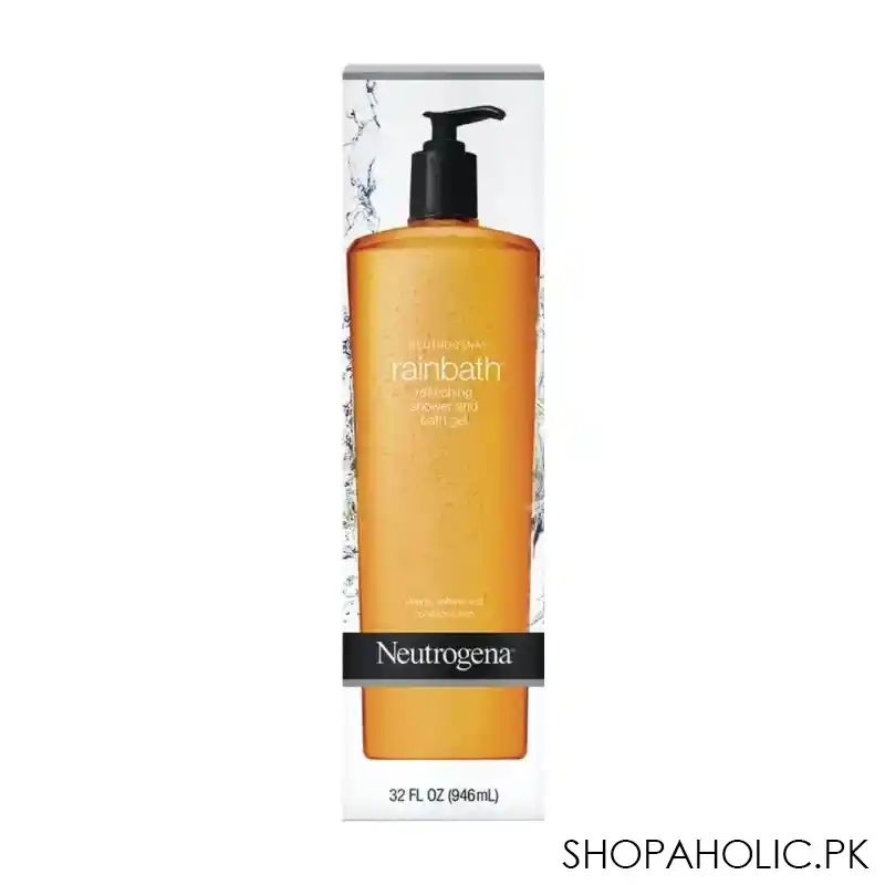 neutrogena rain bath refreshing shower and bath gel, 946ml image3