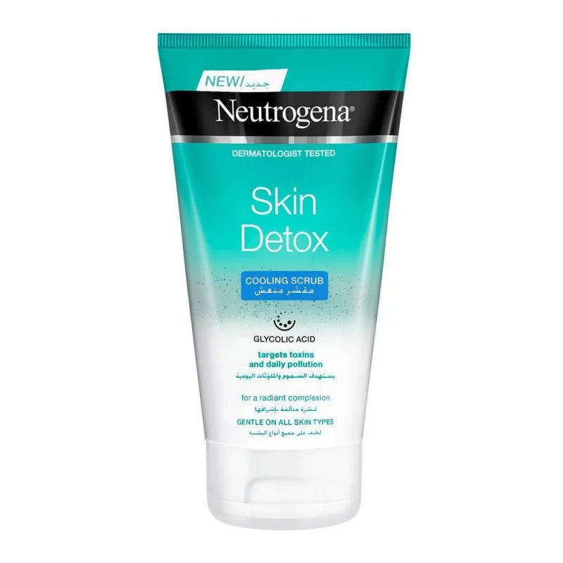 neutrogena skin detox cooling scrub, all skin types, 150ml image2