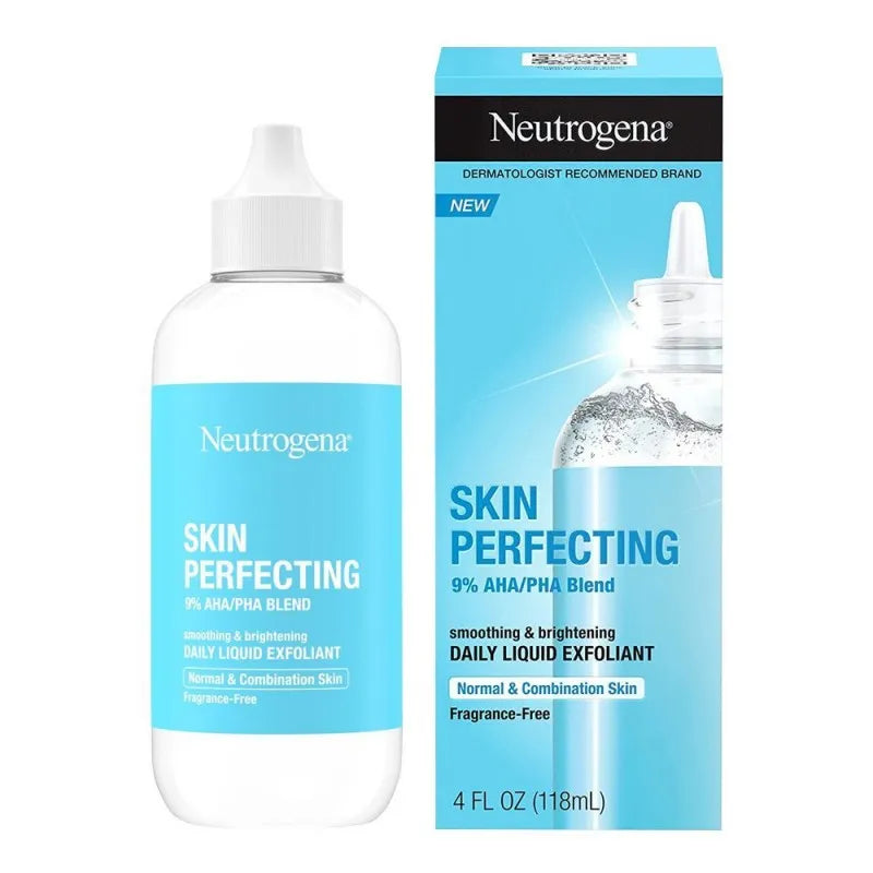 neutrogena skin perfecting smoothing & brightening daily liquid exfoliate, 118ml main image