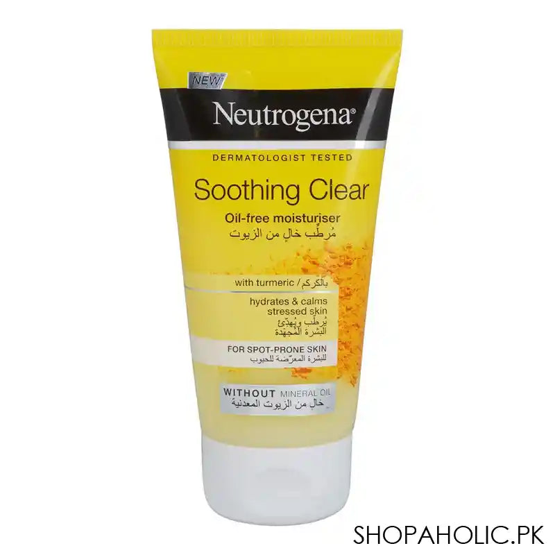 Neutrogena Soothing Clear Turmeric Oil-Free Moisturizer, 75ml - Main Image