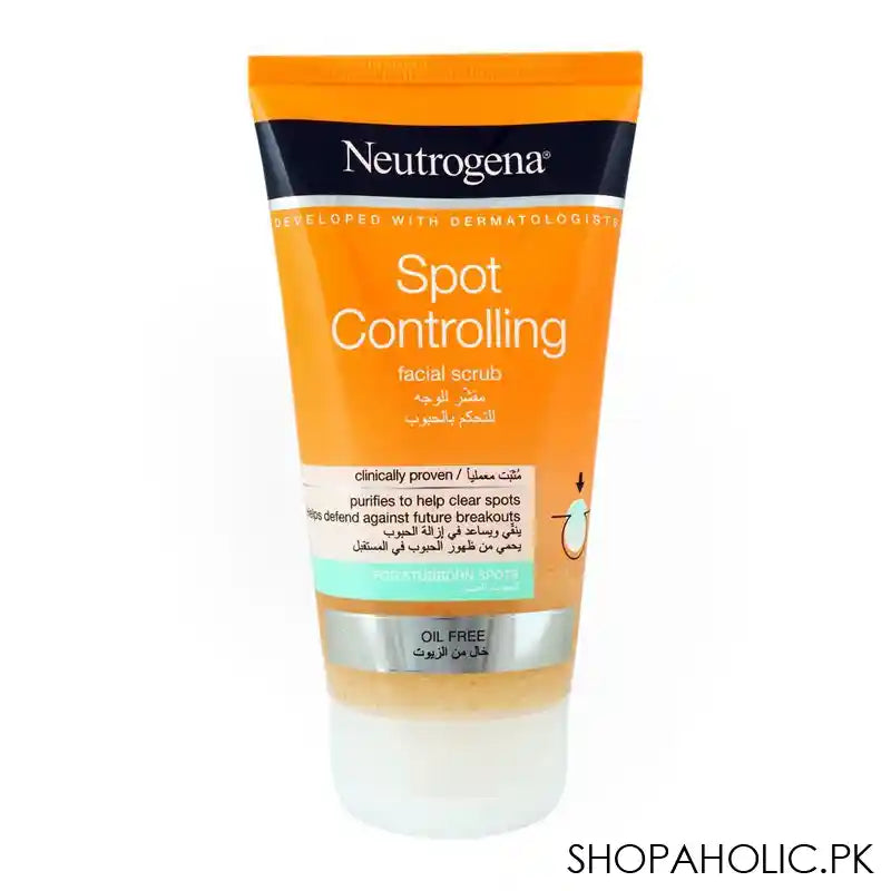 Neutrogena Spot Controlling Facial Scrub, For Stubborn Spots, 150ml - Image 5