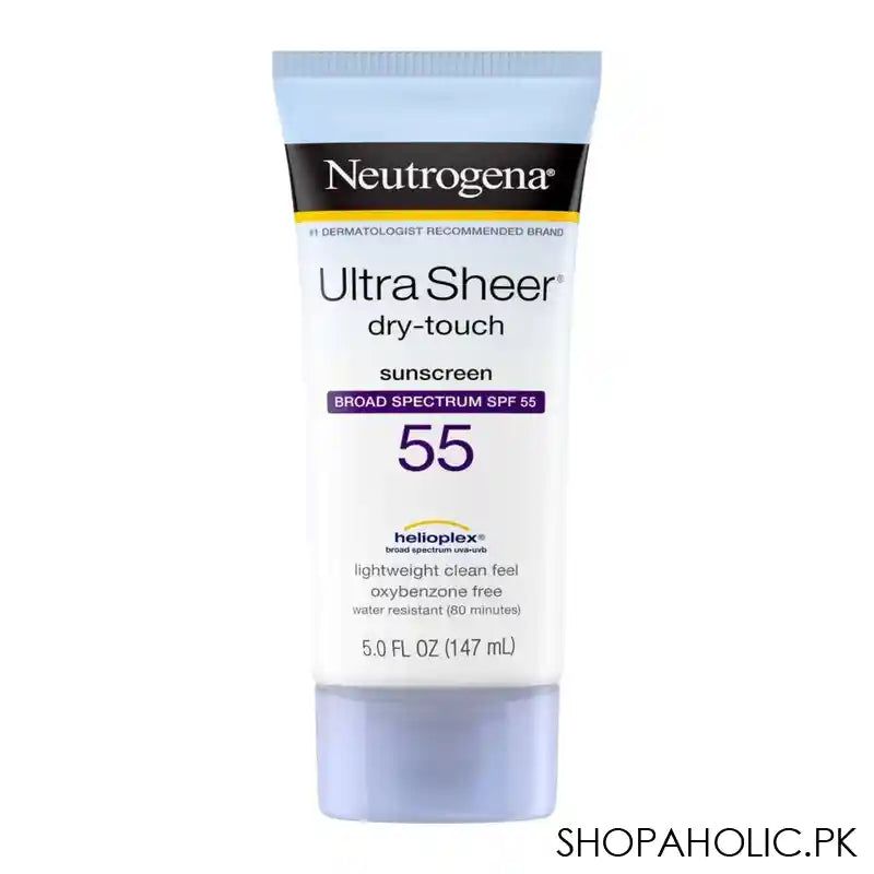 Neutrogena Ultra Sheer Dry Touch Sunscreen, SPF 55, 147ml - Main Image