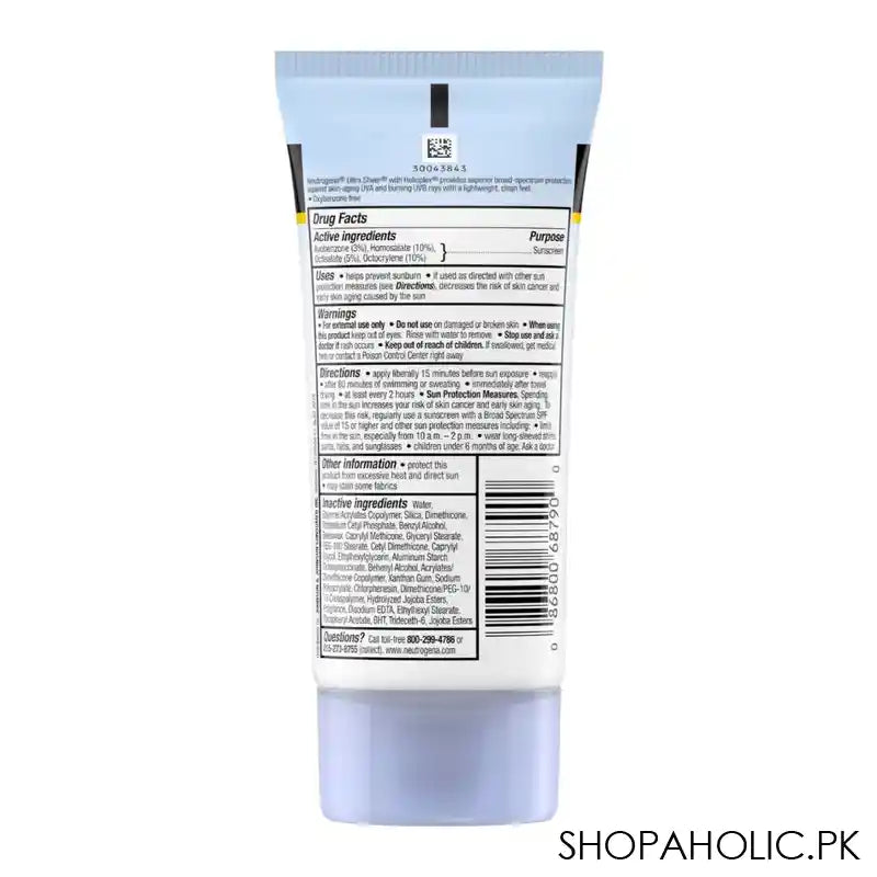 Neutrogena Ultra Sheer Dry Touch Sunscreen, SPF 55, 147ml - Image 2