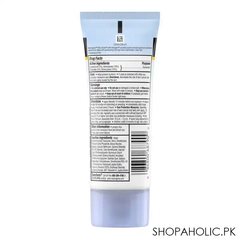 neutrogena ultra sheer dry touch sunscreen, spf 55, 88ml image2