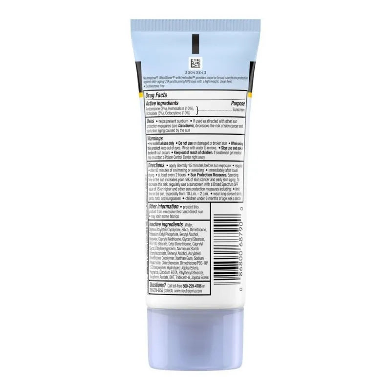 neutrogena ultra sheer dry touch sunscreen, spf 55, 88ml image2