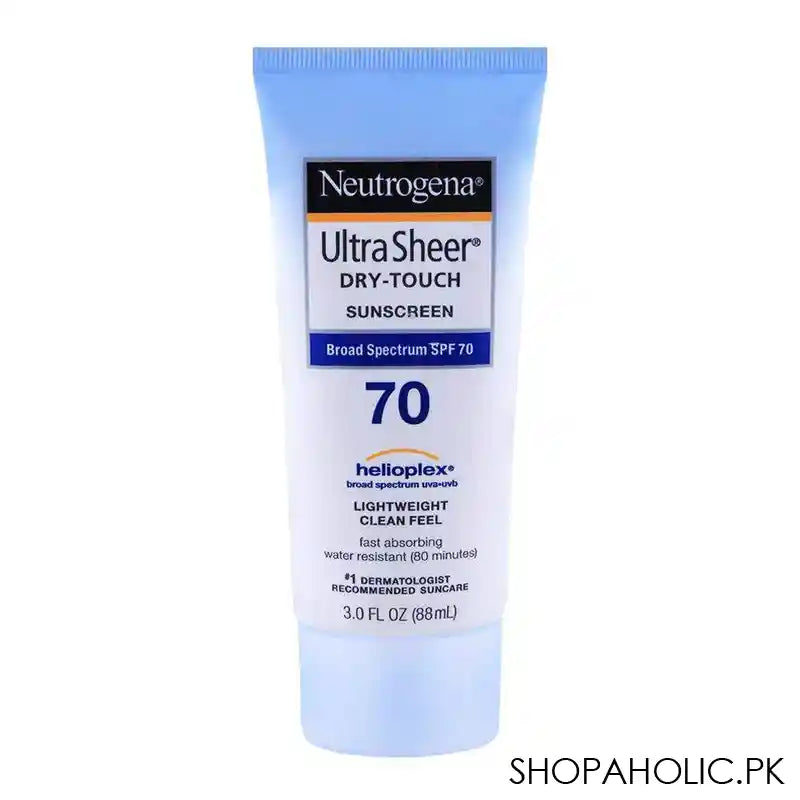 Neutrogena Ultra Sheer Dry-Touch Sunscreen, SPF 70, 88ml - Main Image