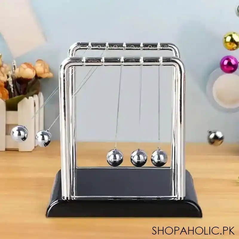 newton cradle balance steel balls main image