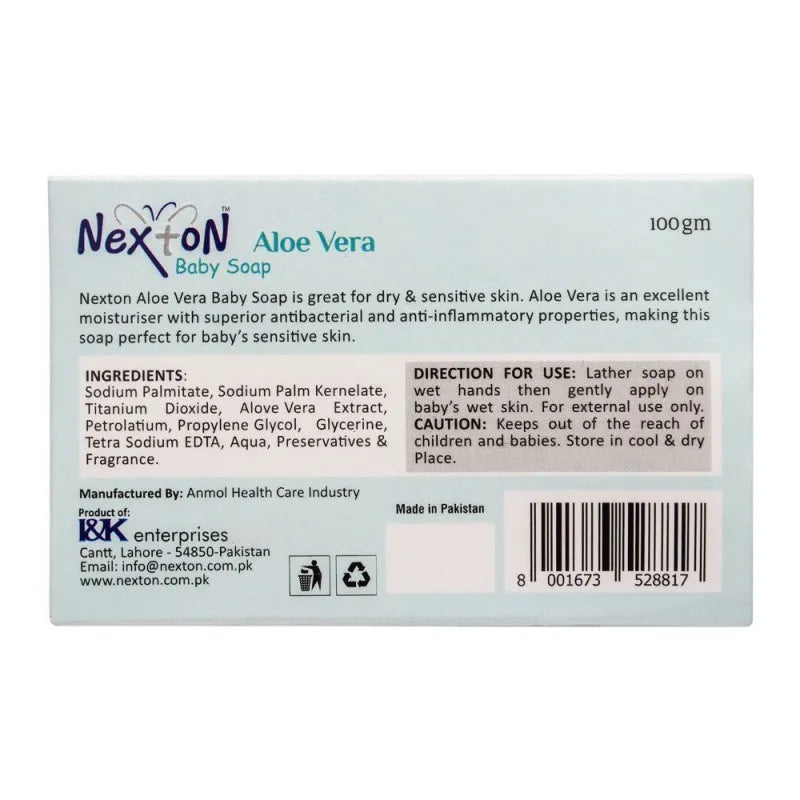 nexton aloe vera baby soap, 100g image2