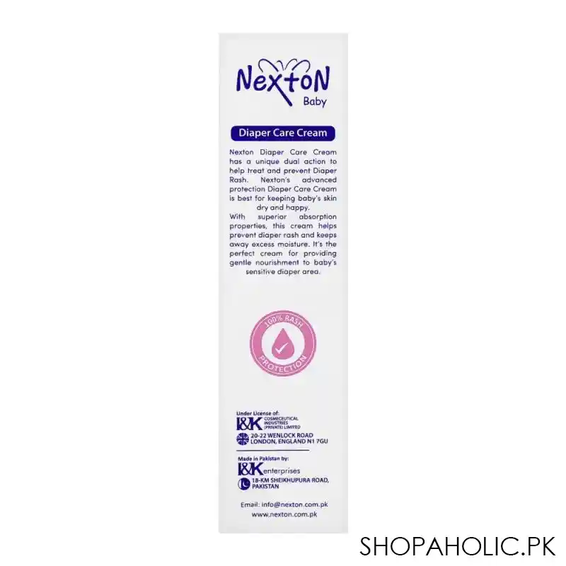 nexton baby diaper care cream, 75ml image3