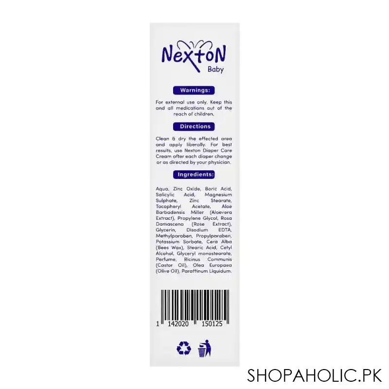 nexton baby diaper care cream, 75ml image4