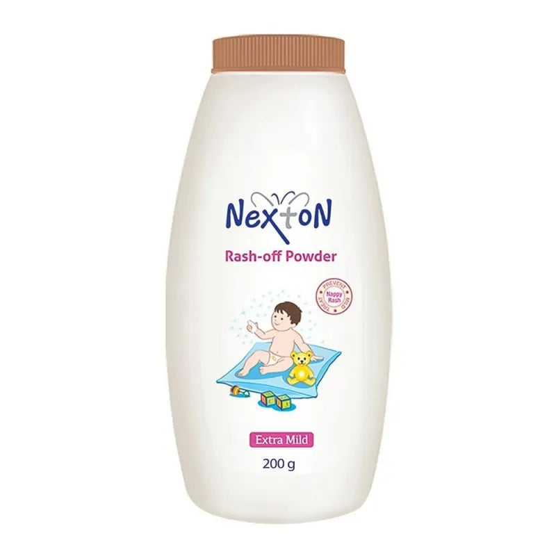 nexton rash off extra mild baby powder, 200g main image