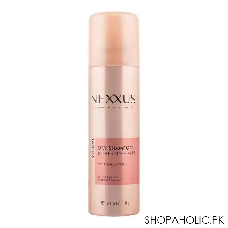 nexxus volume refreshing mist dry shampoo with pearl extract, 141g main image