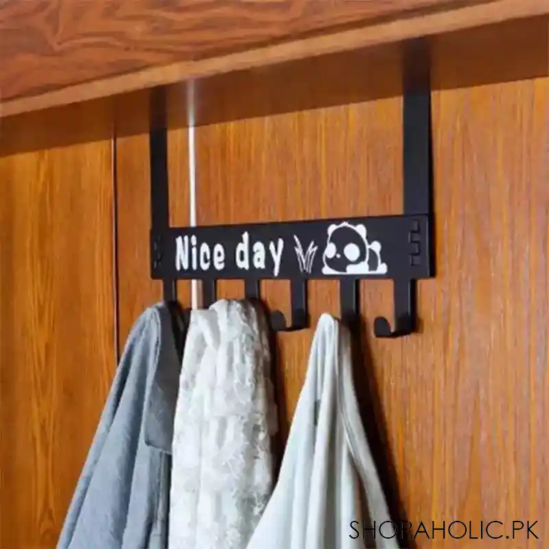 nice day metal hooks door hanger main image