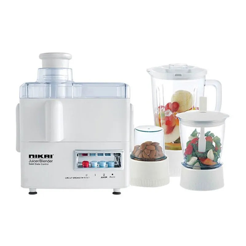 nikai 4 in 1 juicer, blender, grinder & mincer, 300w, nfp1724n main image