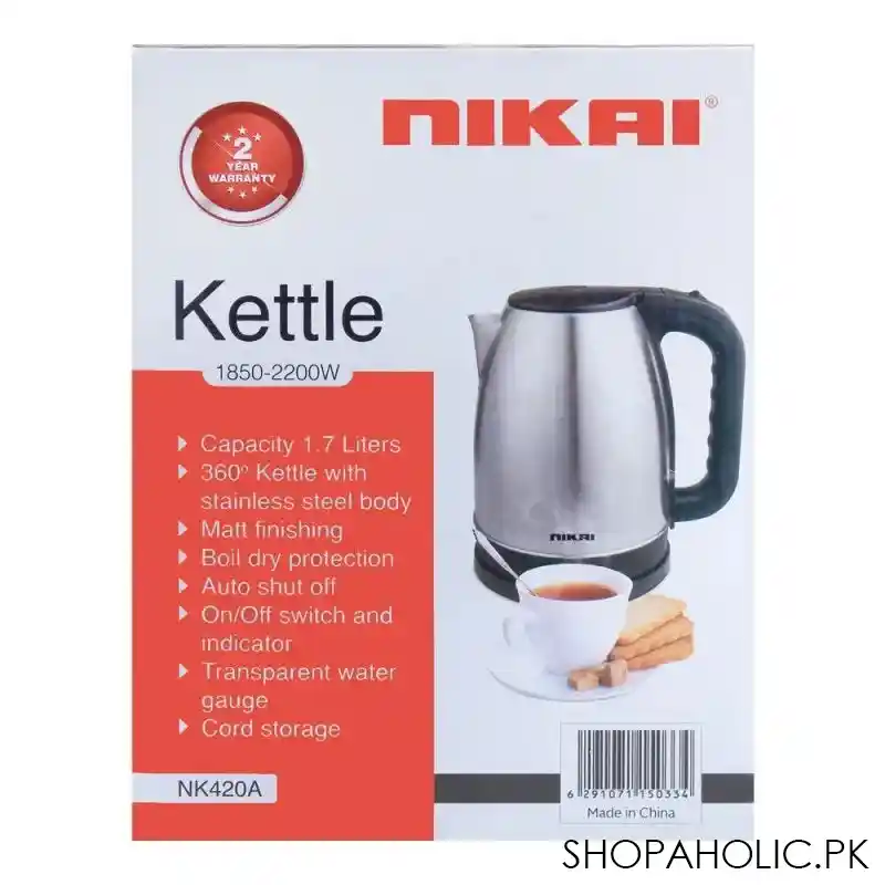 nikai electric kettle, nk420a image3