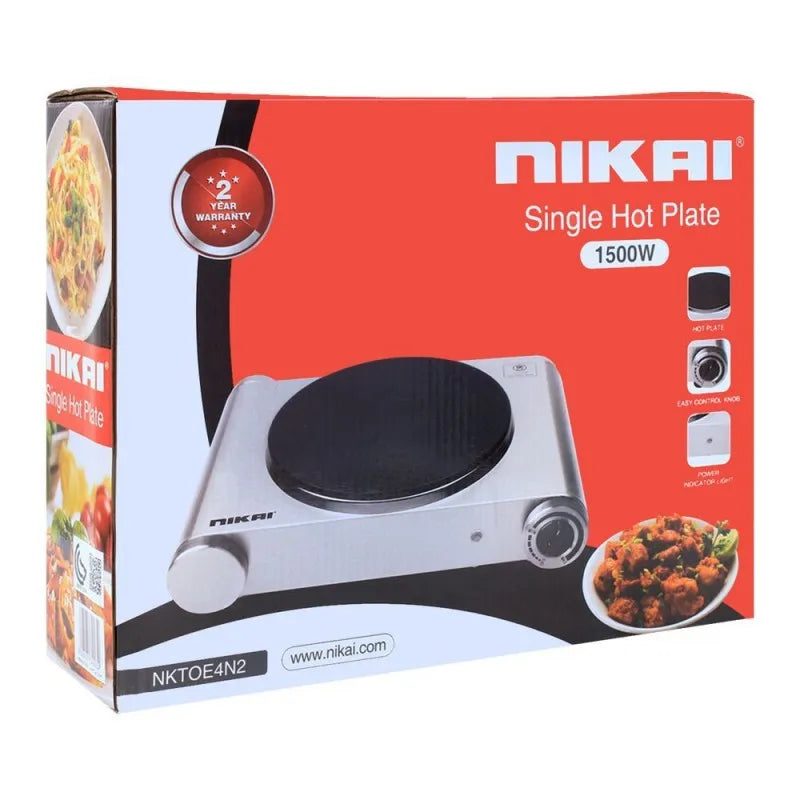 nikai electric single hotplate, 1500w, nktow4n2 image2