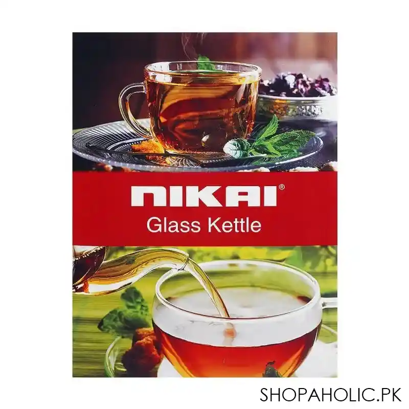 nikai glass kettle,1850 2200w, 1.7 liters, nk 1310g image2