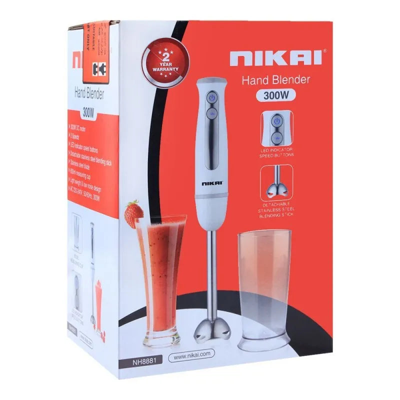 nikai hand blender, 300w, 2 speed, nh8881 image2