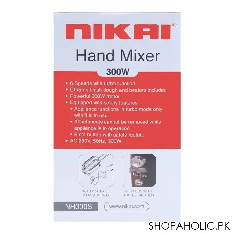 nikai hand mixer, 300w, nh300s image3