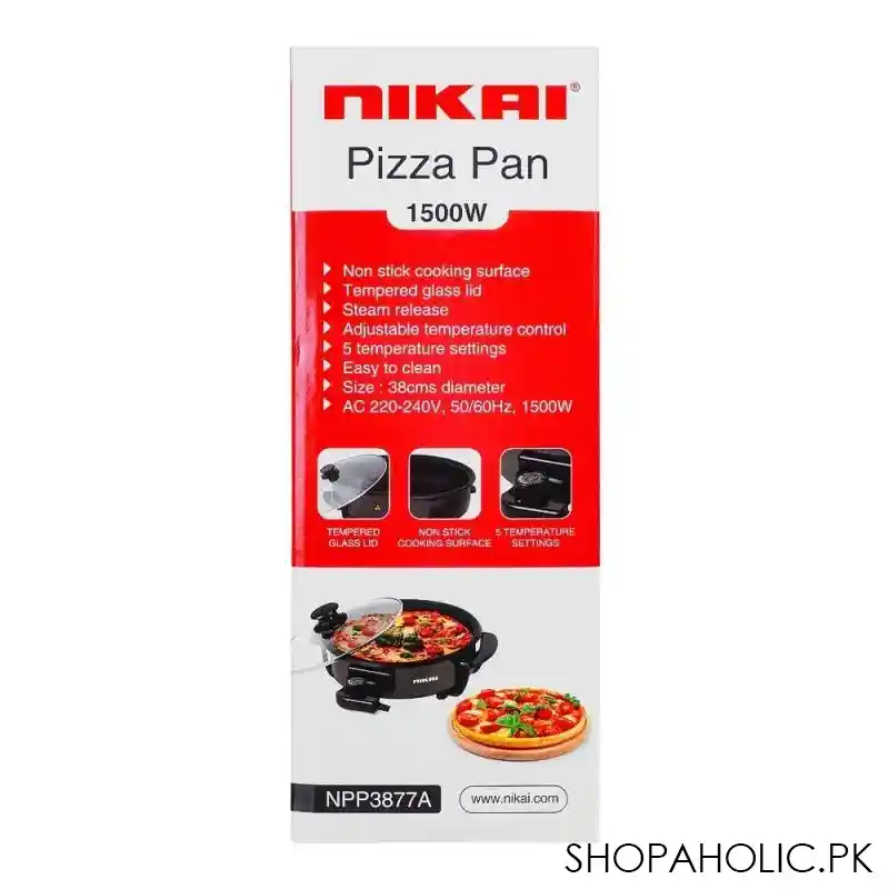 nikai pizza pan, 1500w, npp 3877a image3