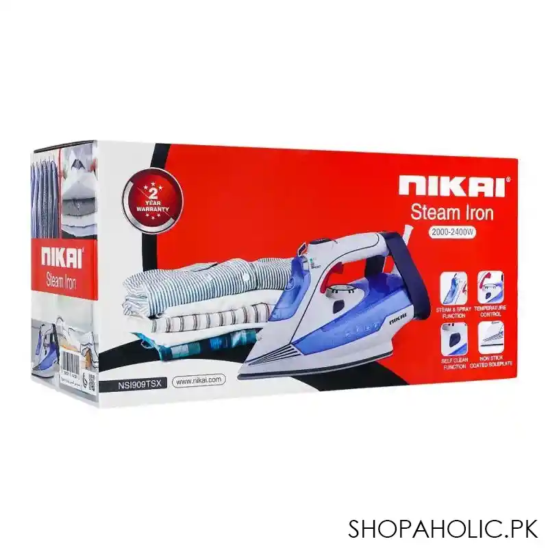 nikai steam iron, 2000 2400w, nsi 909ts image2