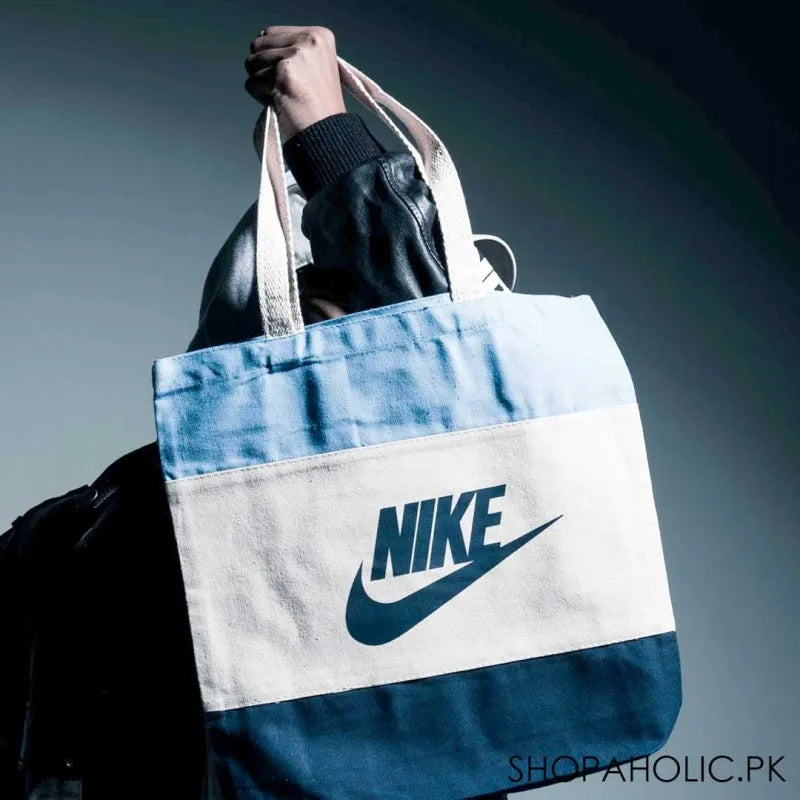 nike heavy canvas tri color tote bag image2