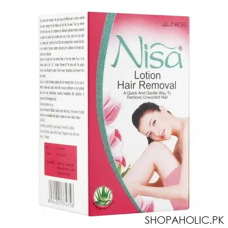 nisa rose hair removal lotion, 120ml main image