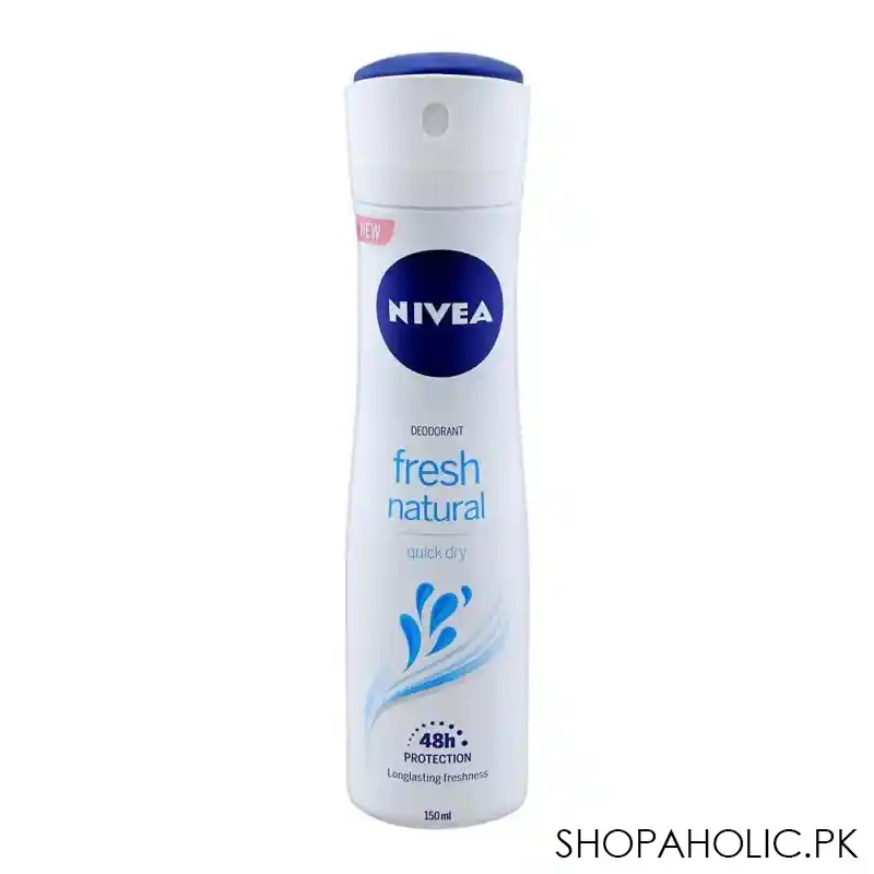 nivea 48h fresh natural quick dry deodorant spray 150ml main image