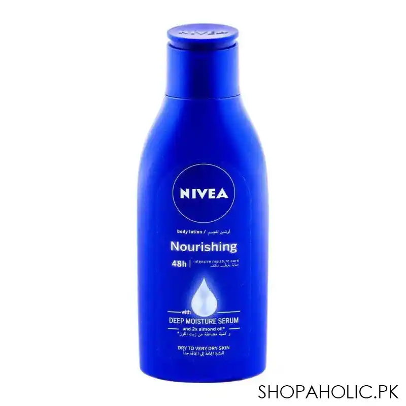 nivea 48h nourishing lotion, dry to very dry skin, 125ml main image