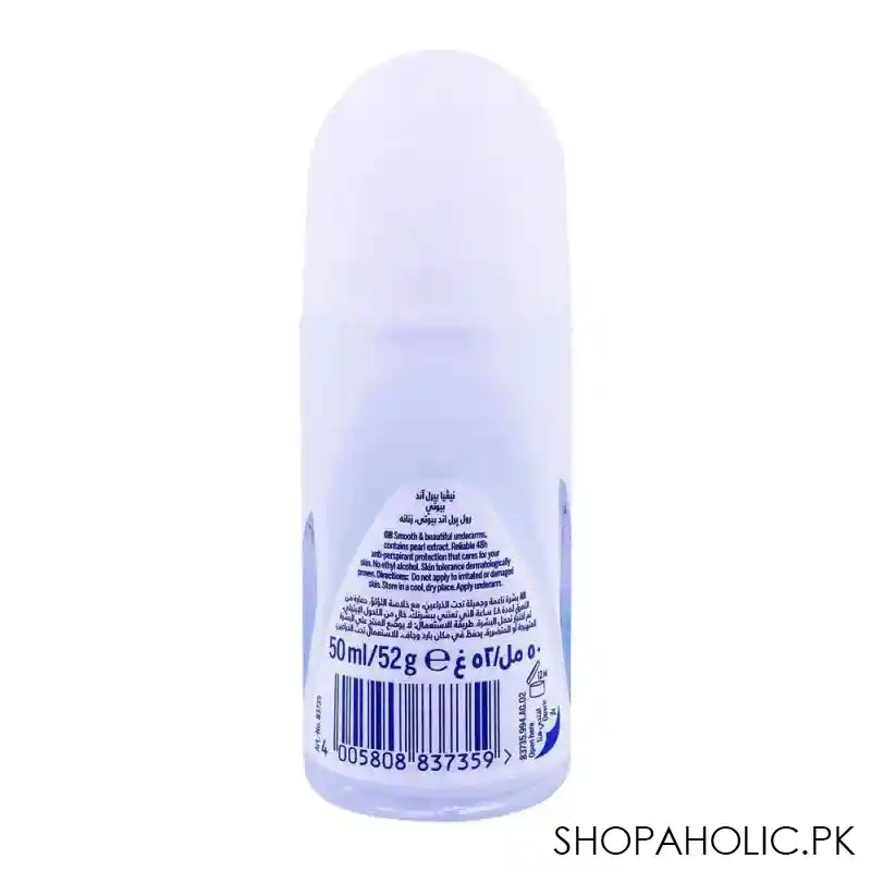 nivea 48h pearl & beauty roll on 50ml image2