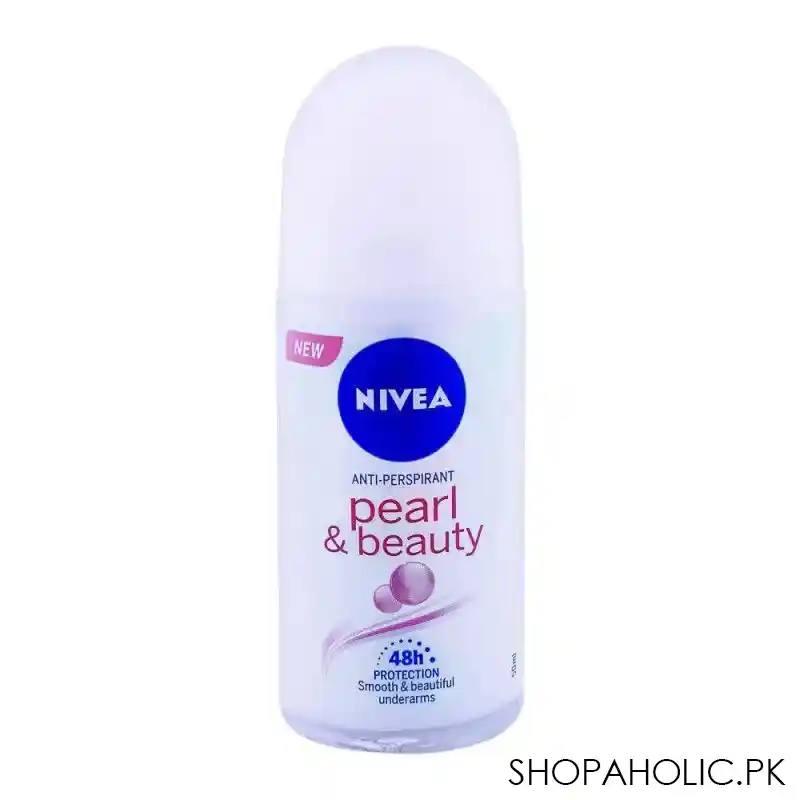 nivea 48h pearl & beauty roll on 50ml main image