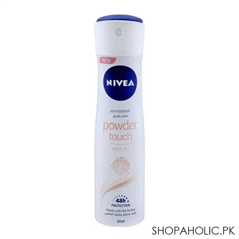 nivea 48h power touch anti perspirant deodorant spray, quick dry main image