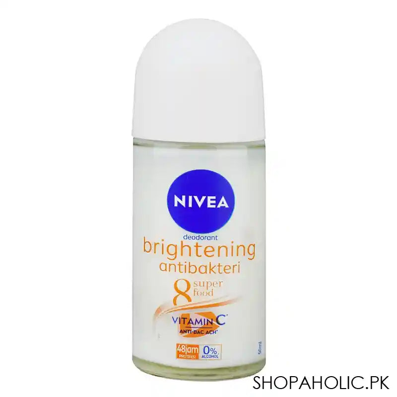 Nivea Brightening 8 Super Food Vitamin C Underarm Roll-On, 50ml - Main Image