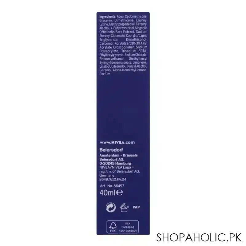 nivea cellular radiance smoothing night serum, 40ml image3