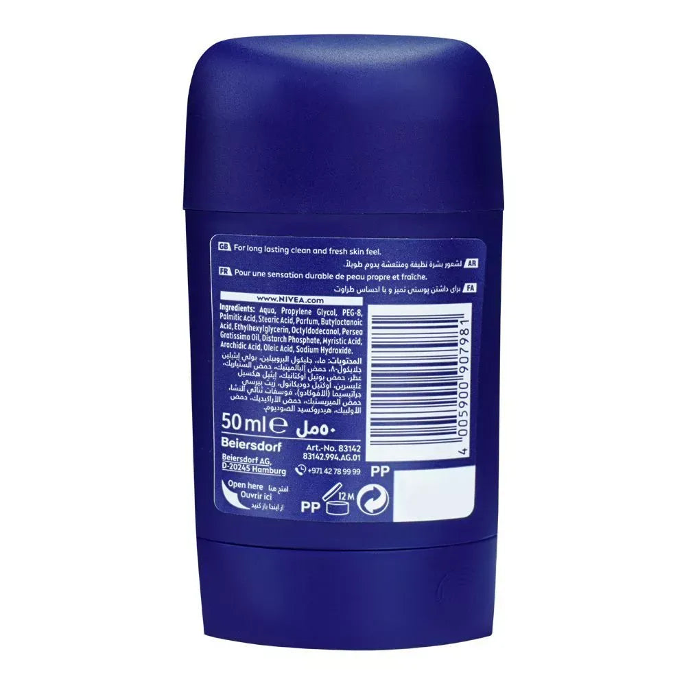 nivea men 48 hour fresh active long lasting freshness deodorant stick, for men, 50ml image2