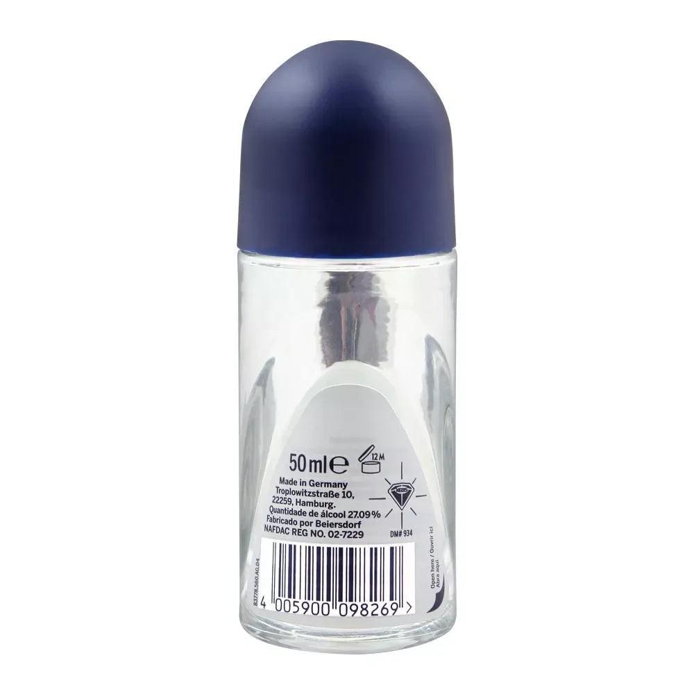 nivea men 48h silver protect anti perspirant roll on deodorant, 50ml image2