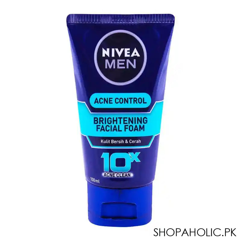 Nivea Men Acne Control Brightening Facial Foam 100ml - Main Image